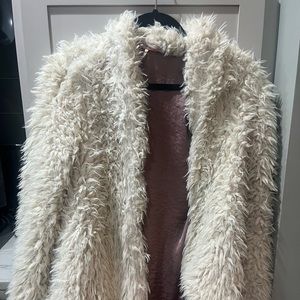 Free People fur jacket